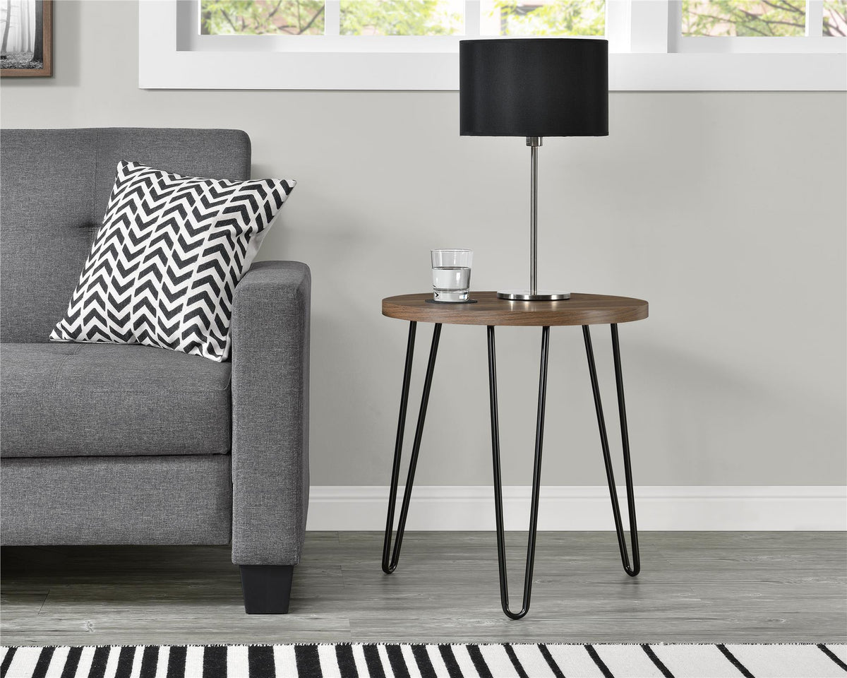 Owen Rundt Sidebord, valnød