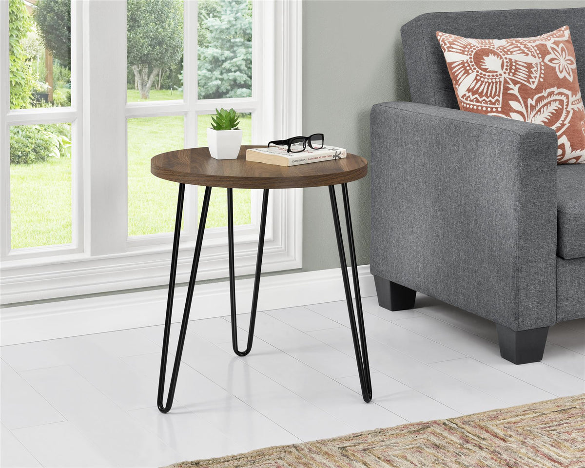 Owen Rundt Sidebord, valnød