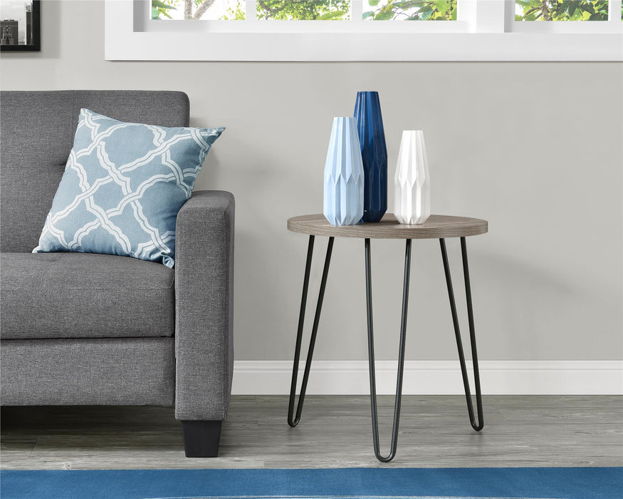 Owen Rundt Sidebord, Eg grå