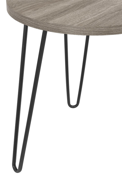 Owen Rundt Sidebord, Eg grå