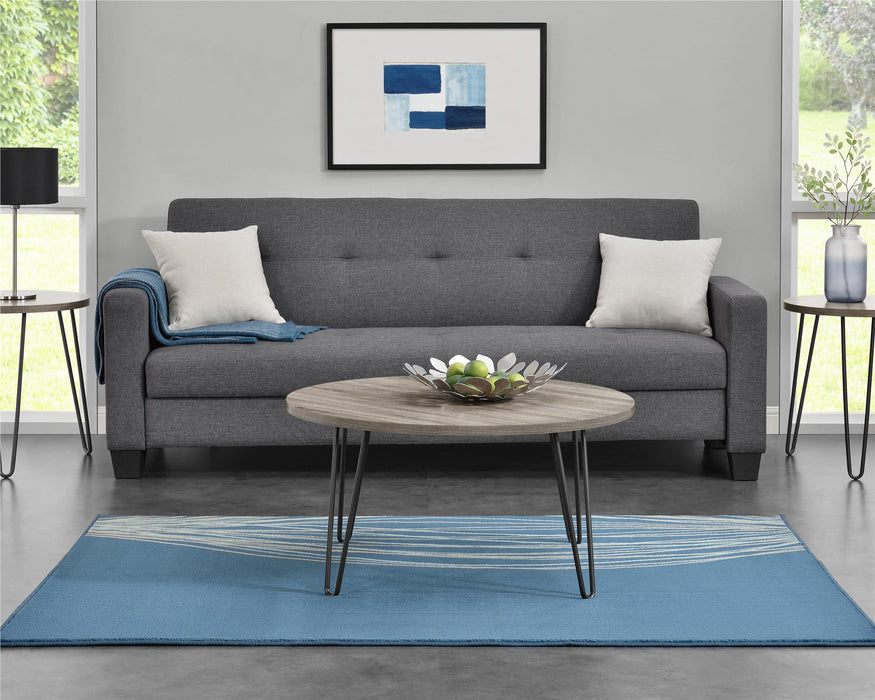 Owen Rund Sofabord, grå