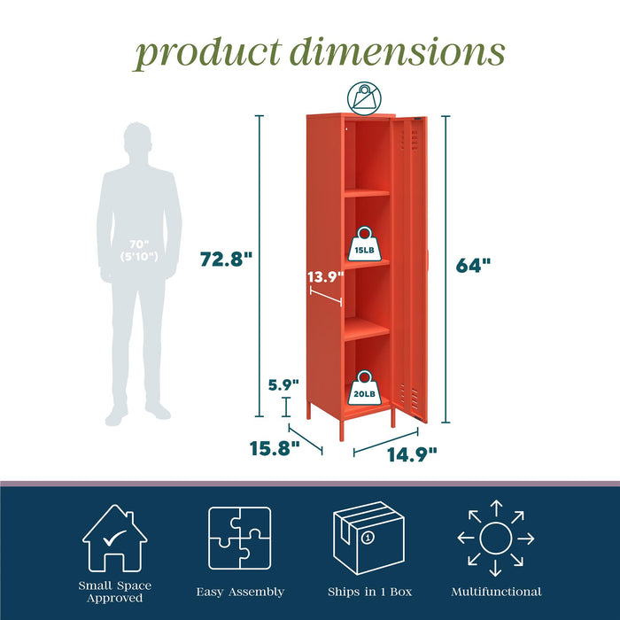 Cache1+ Skab, orange