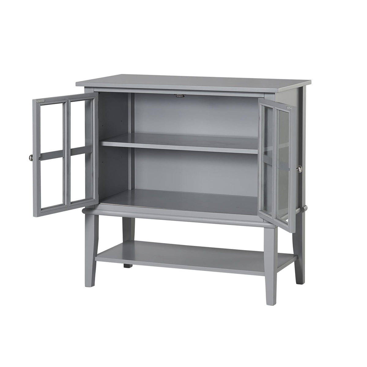 Franklin Vitrineskab, grå