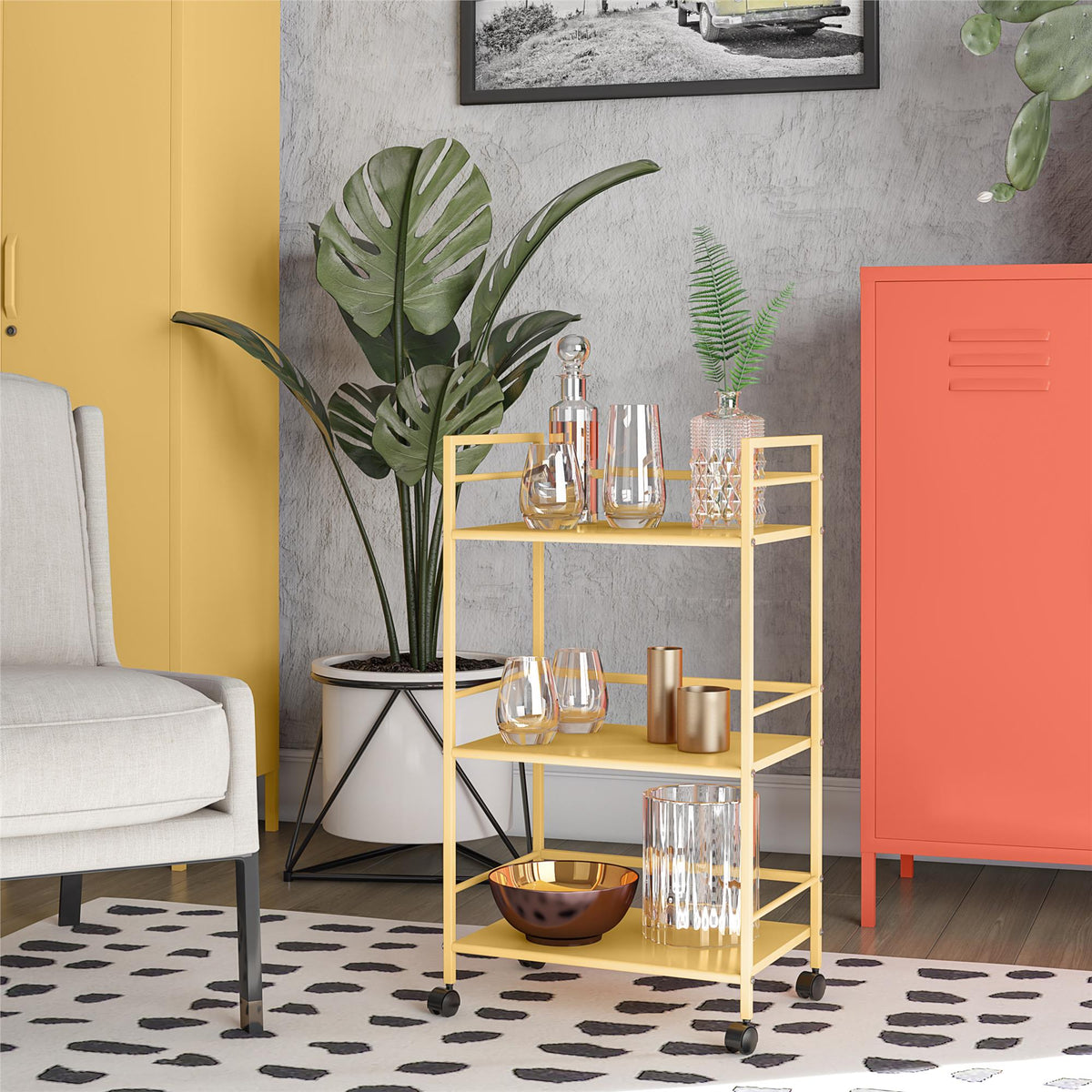 Cache Rullebord, gul