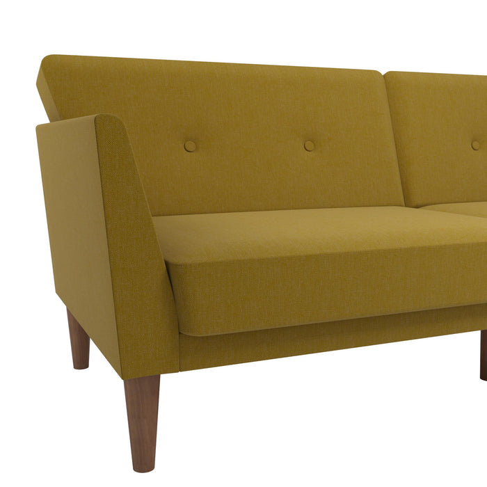 Regal 3 Pers. Sovesofa, gul
