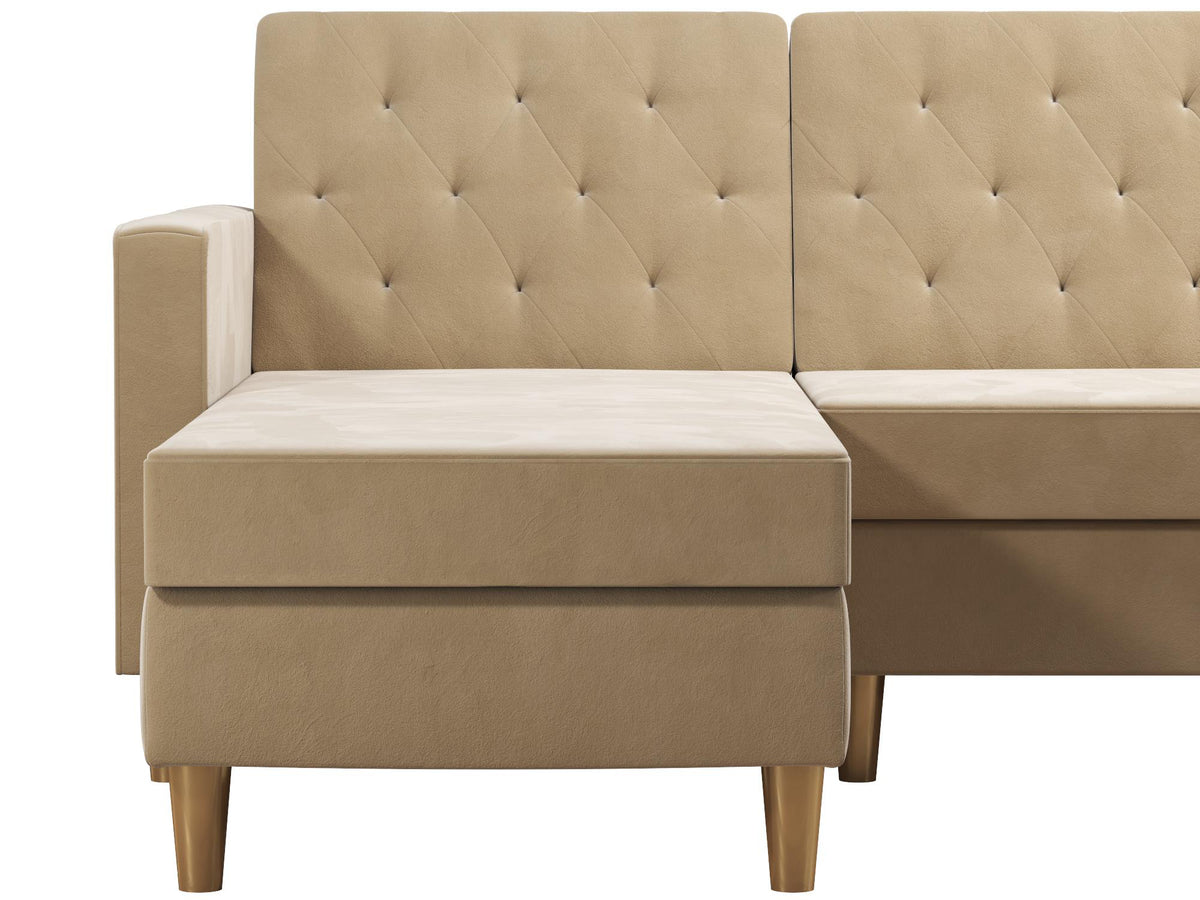 Live 3 Pers. Sovesofa med Chaiselong, hvid