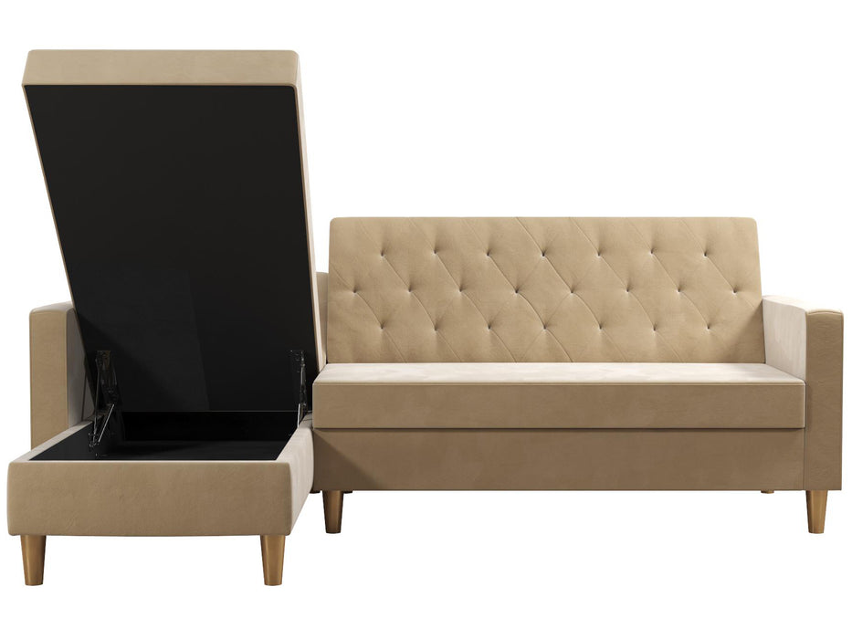 Live 3 Pers. Sovesofa med Chaiselong, hvid