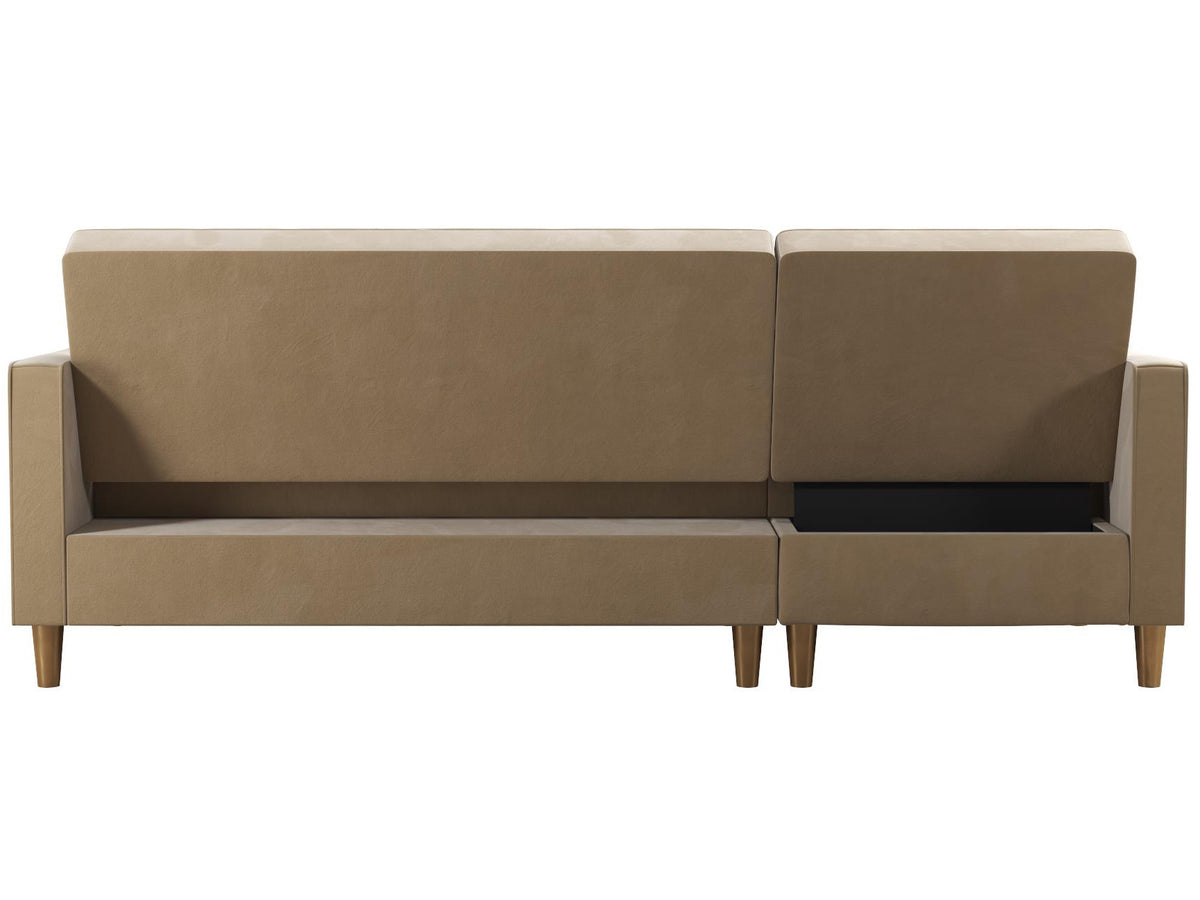 Live 3 Pers. Sovesofa med Chaiselong, hvid