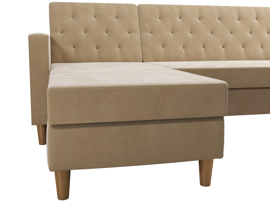 Live 3 Pers. Sovesofa med Chaiselong, hvid