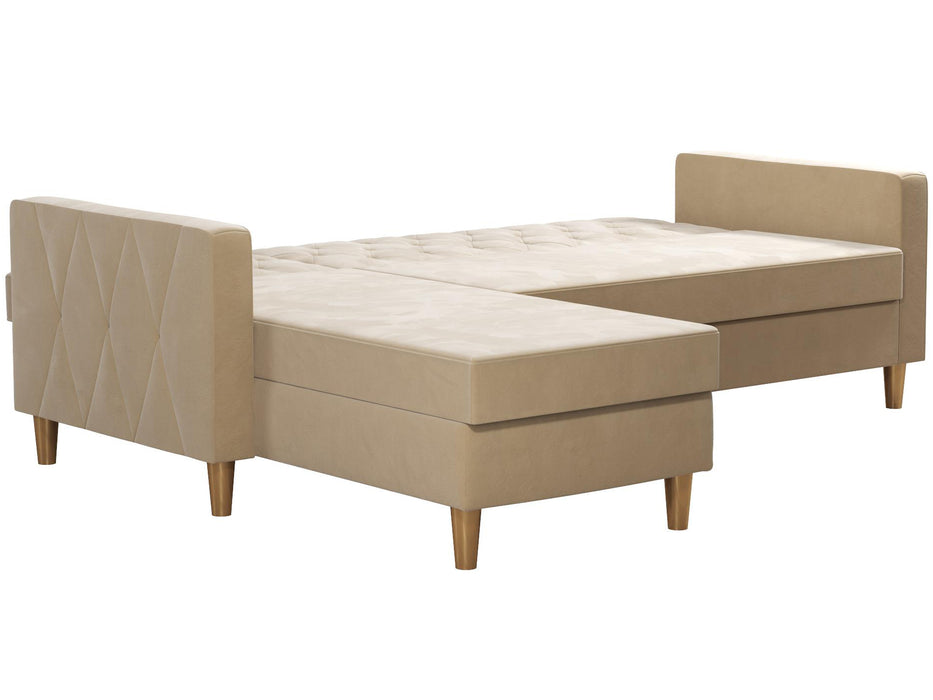 Live 3 Pers. Sovesofa med Chaiselong, hvid