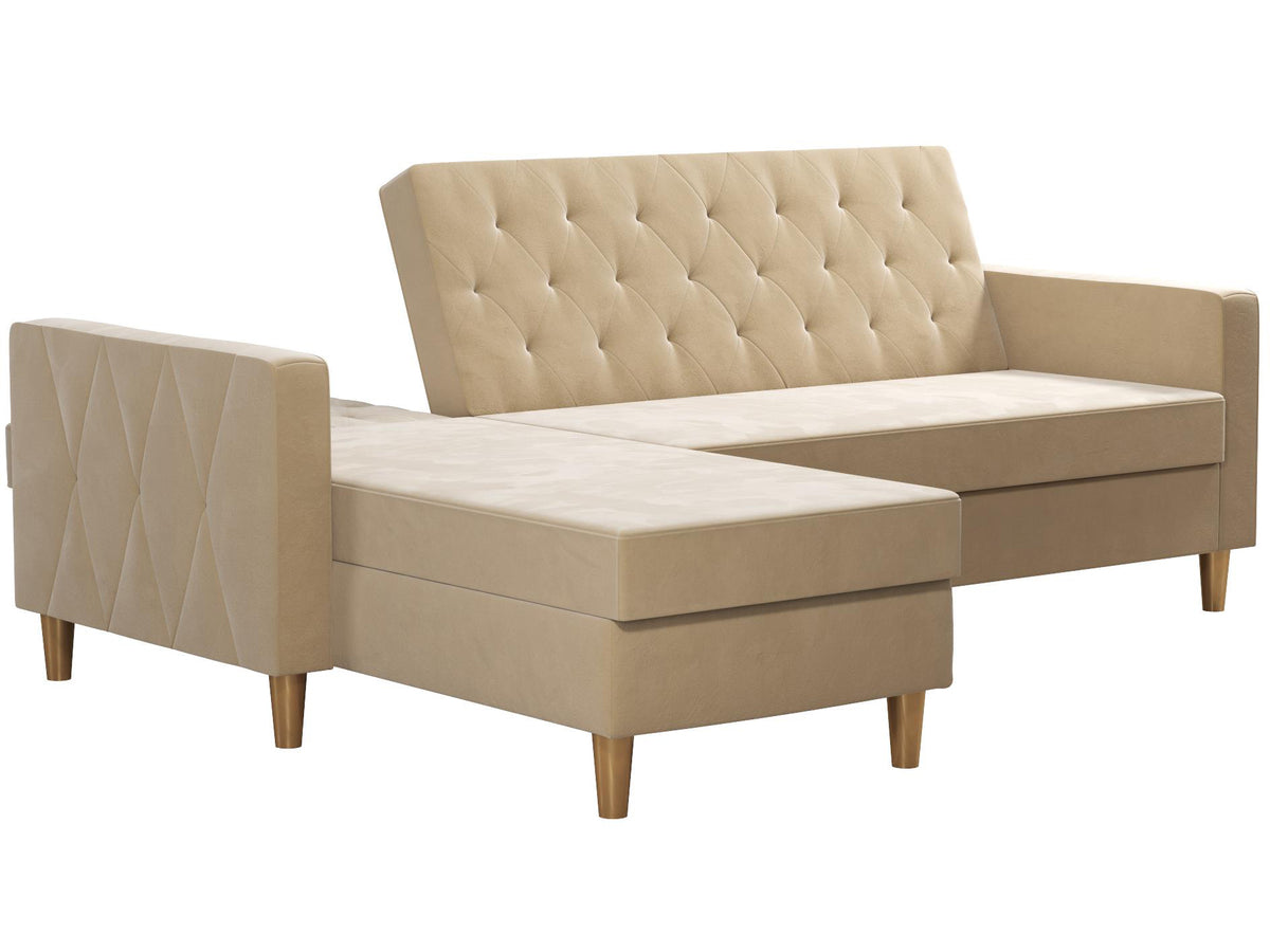 Live 3 Pers. Sovesofa med Chaiselong, hvid