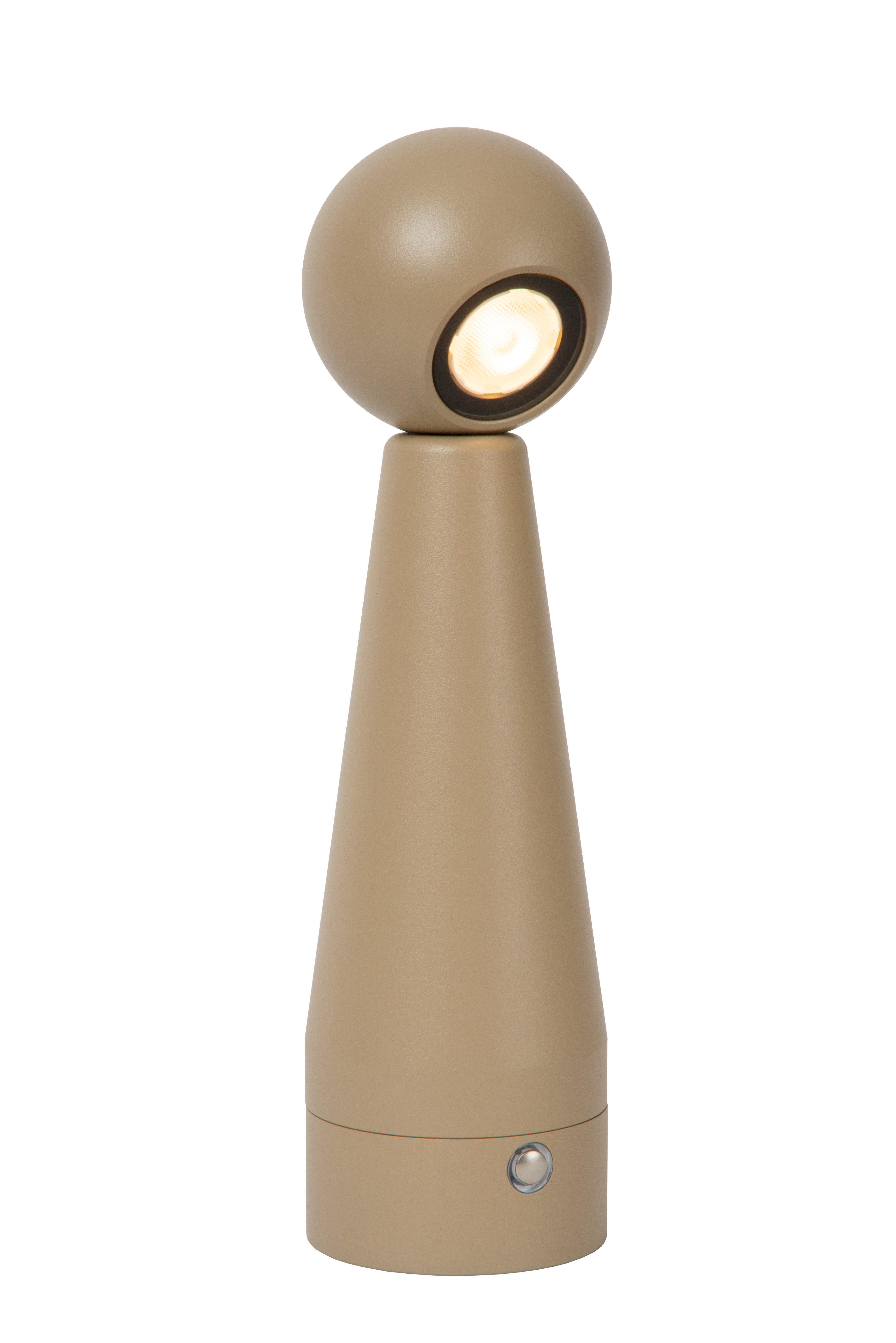 Ipsos, Bordlampe, Taupe - 6 cm