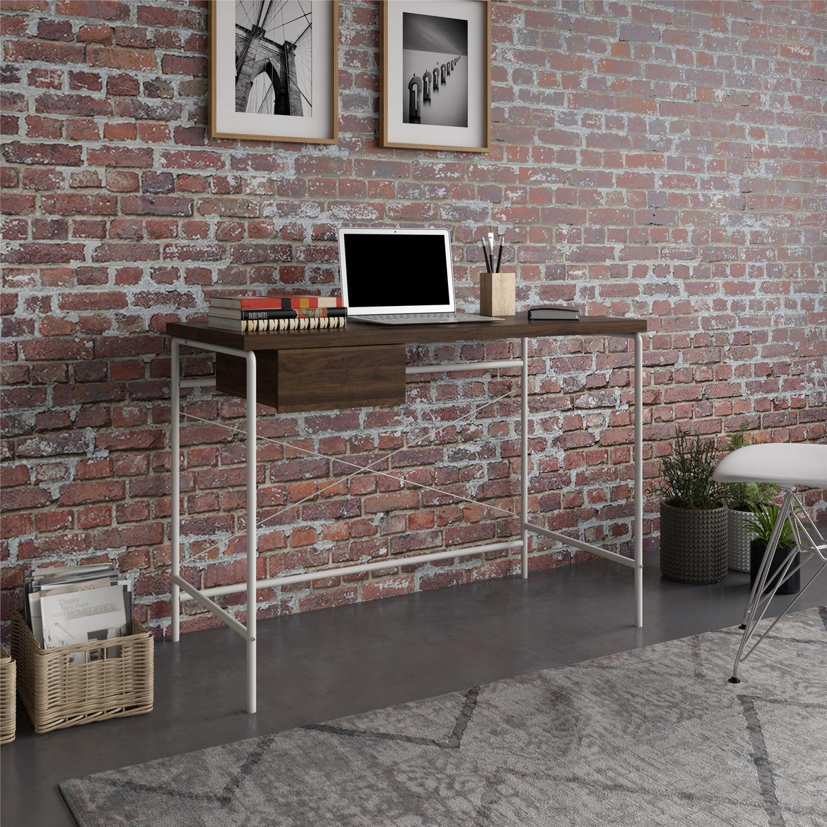 Webster Skrivebord, valnød