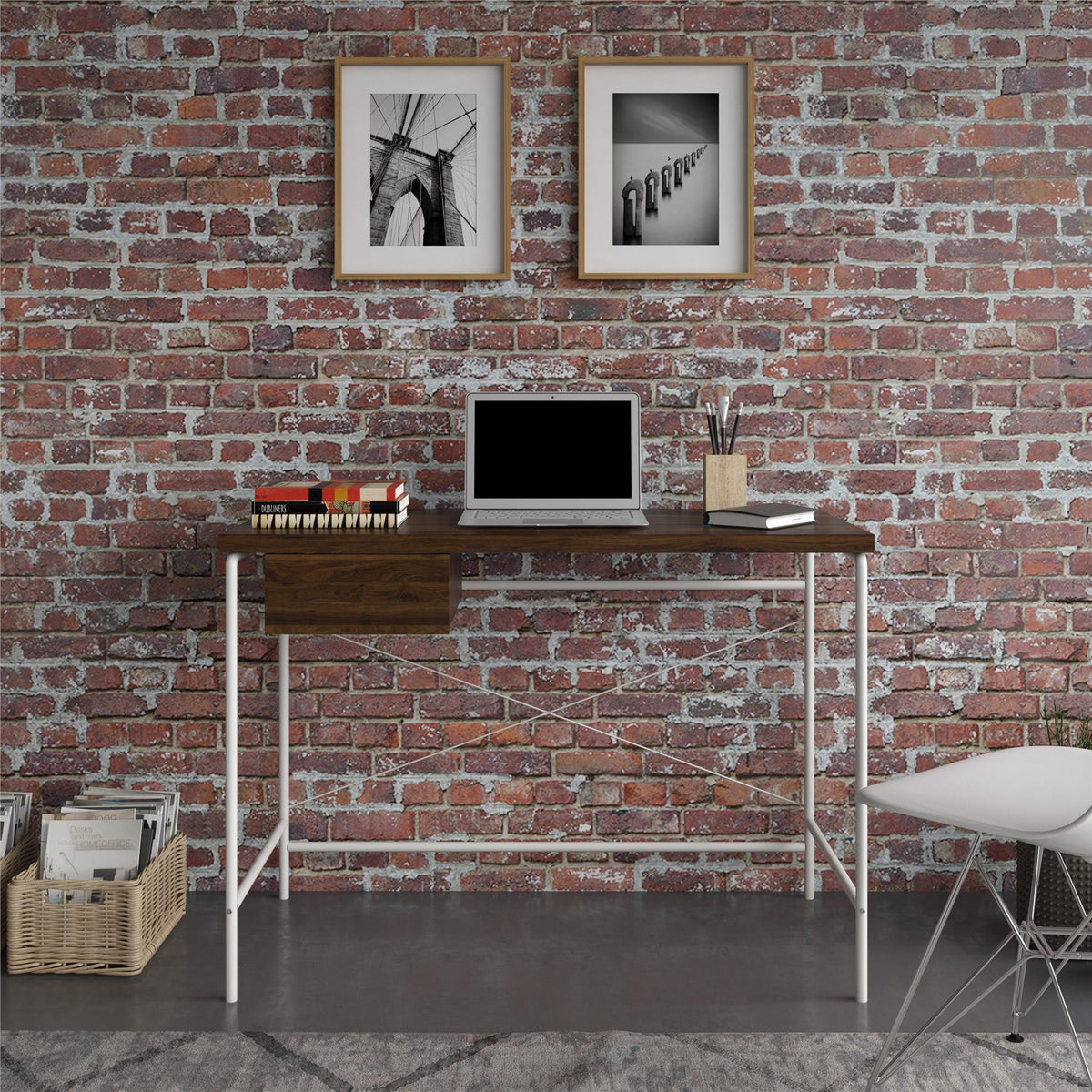 Webster Skrivebord, valnød