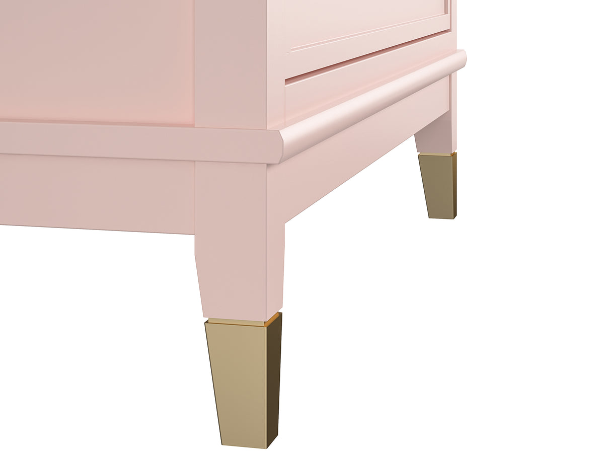 Westerleigh Kommode med 4 Skuffer, lyserød