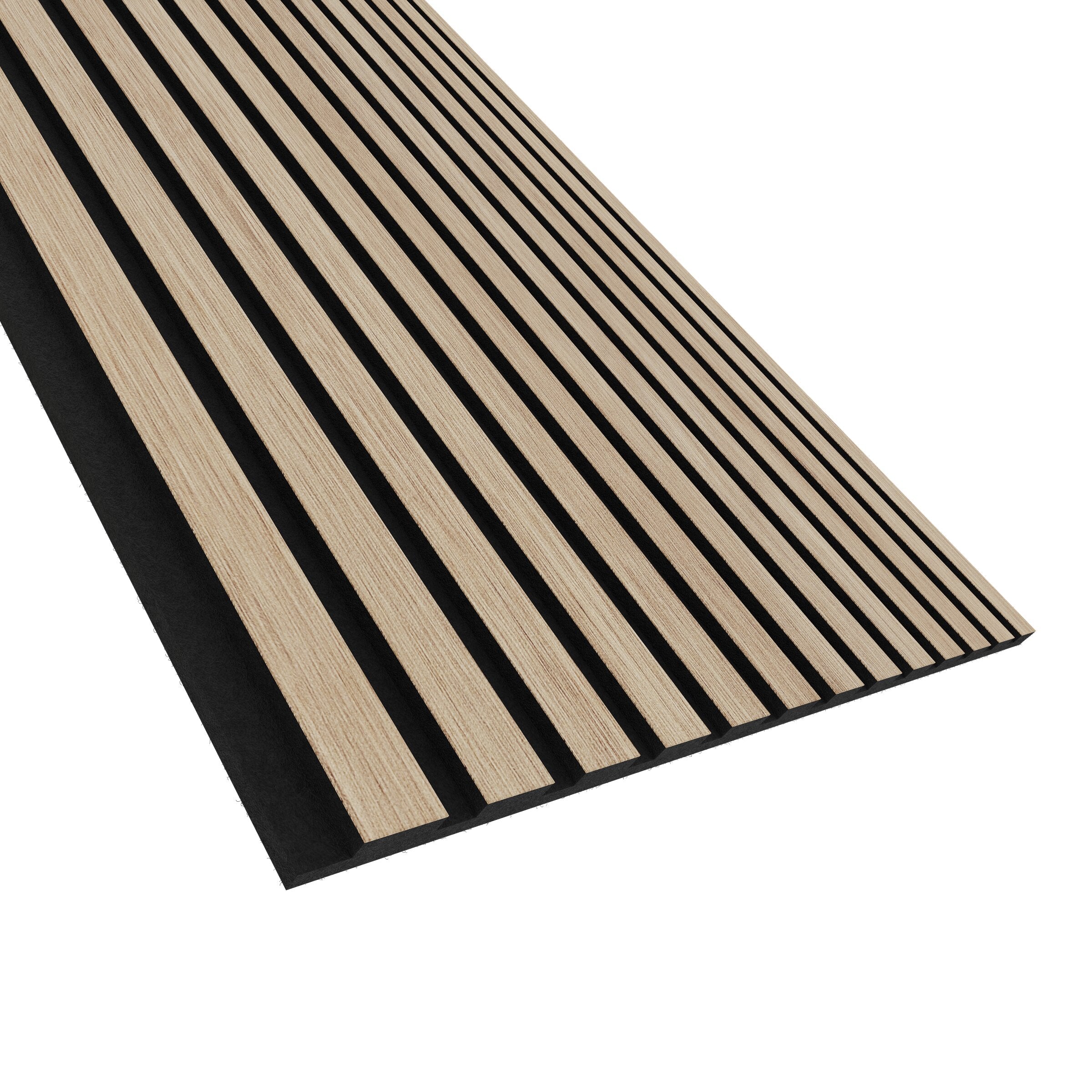 Akustikpanel 240 x 52 cm – 12 mm – Lys eg – Vasahamn