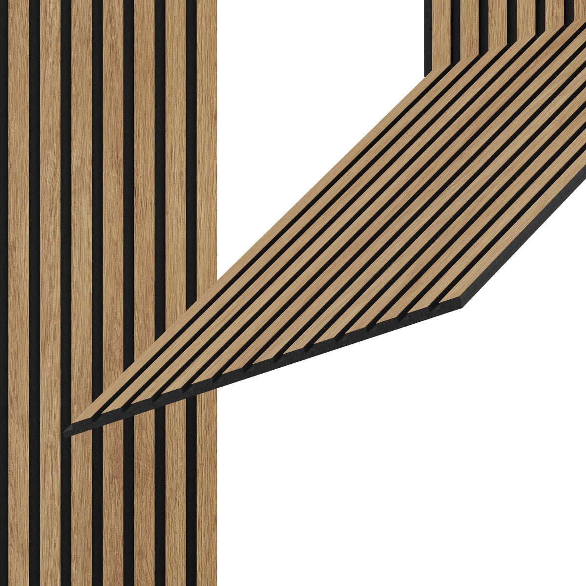 Akustikpanel 240 x 52 cm – 12 mm – Olieret eg – Vasahamn - zoom