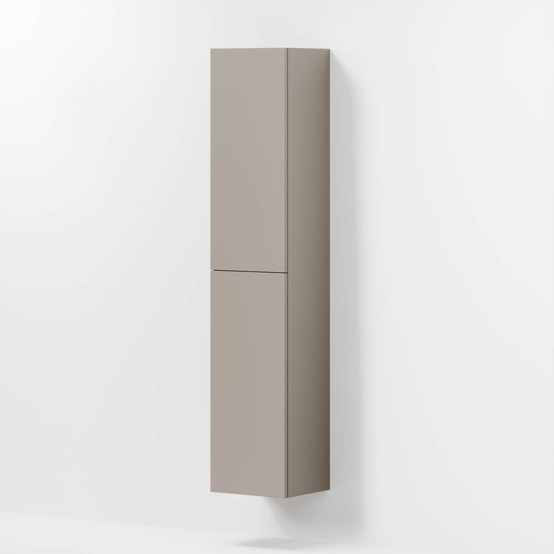 Højskab med klassiske døre - 35x32x174 cm - støvet sand - Virklund