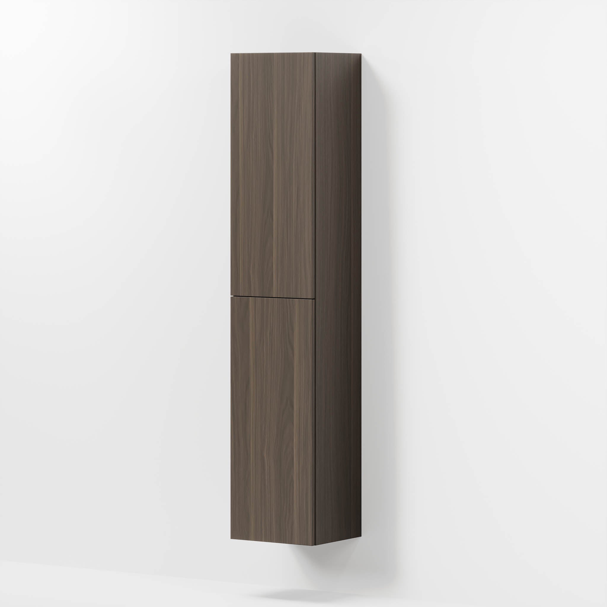 Højskab med klassiske døre - 35x32x174 cm - valnød - Vinderup