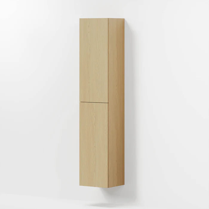 Højskab med klassiske døre - 35x32x174 cm - eg - Vinderup