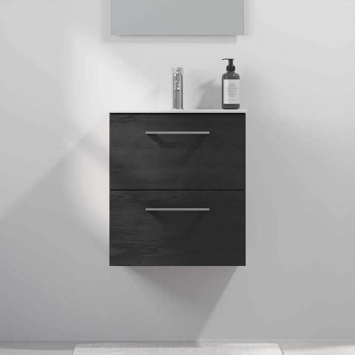 Hamar Badmøbel Slimline, Sort Træ