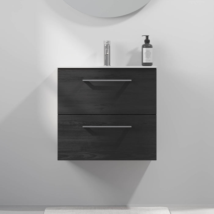 Hamar Badmøbel Slimline, Sort Træ