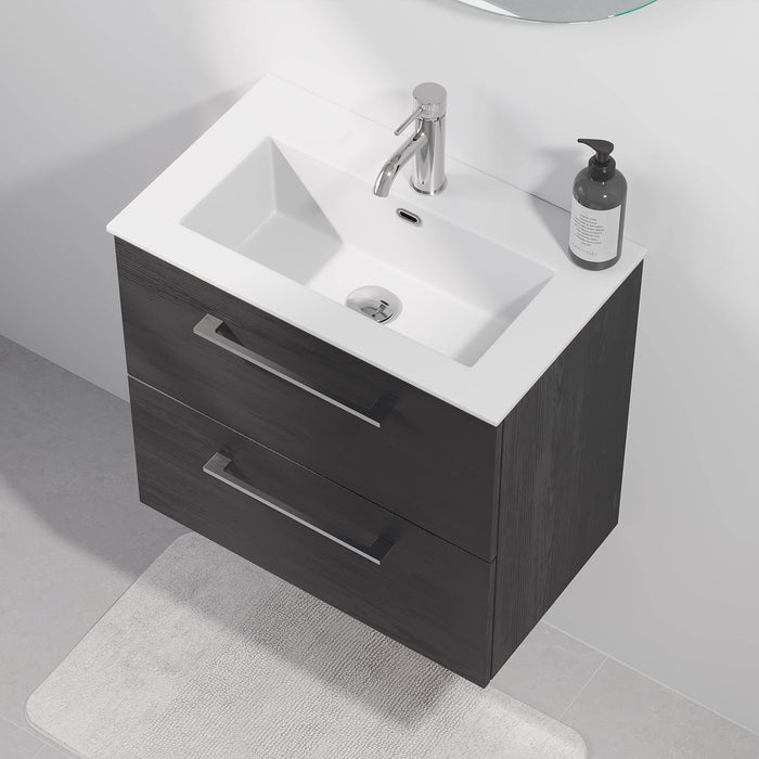 Hamar Badmøbel Slimline, Sort Træ