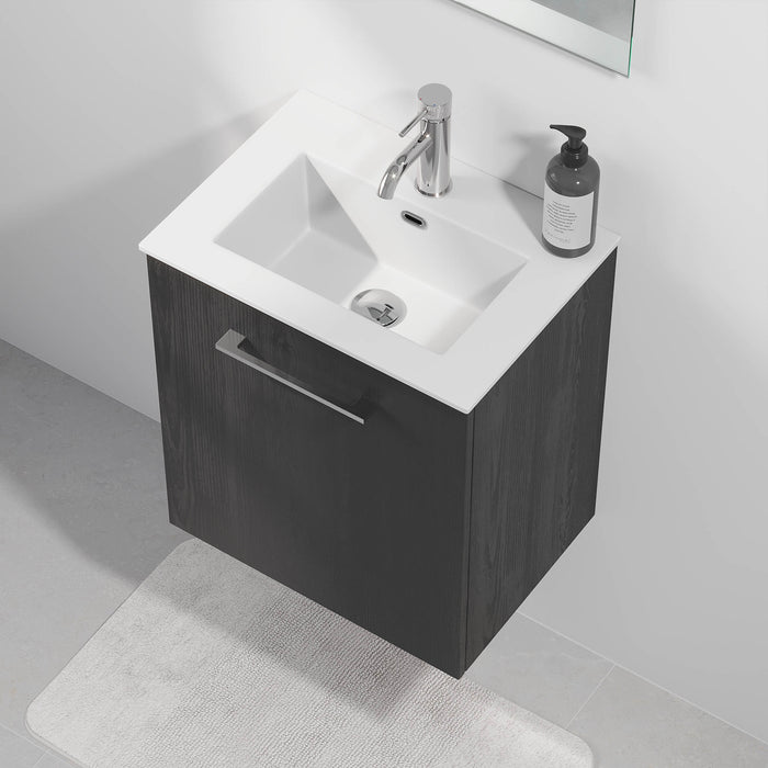 Hamar Badmøbel Slimline, Sort Træ