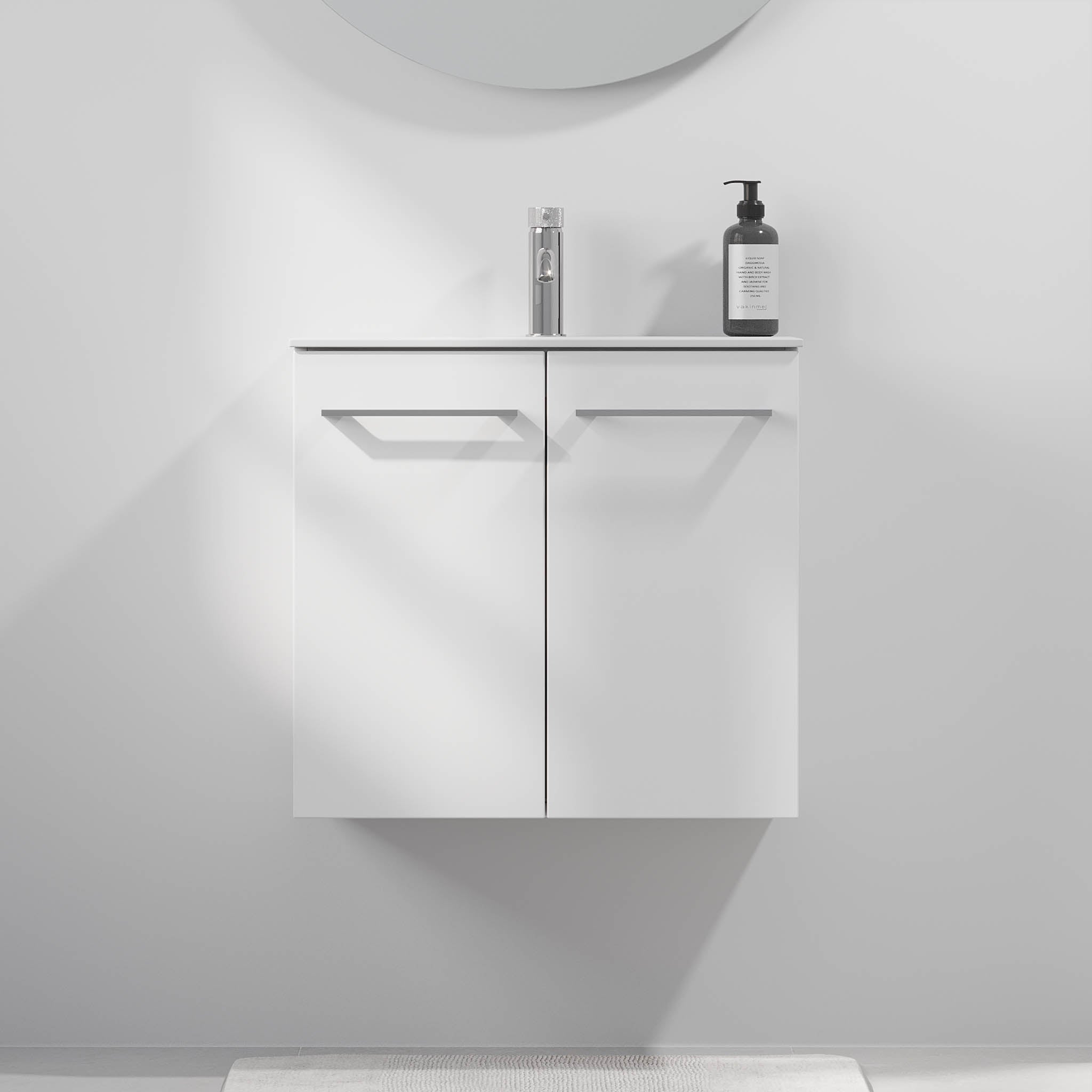 Harstad Badmøbel Slimline, Mat Hvid