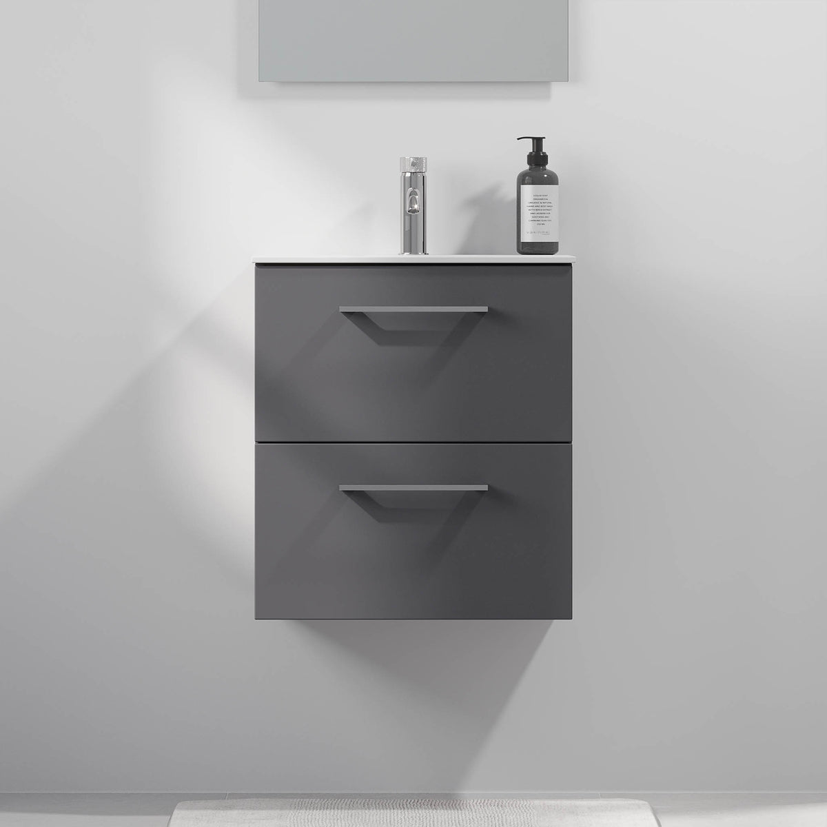 Hamar Badmøbel Slimline, Antracitgrå