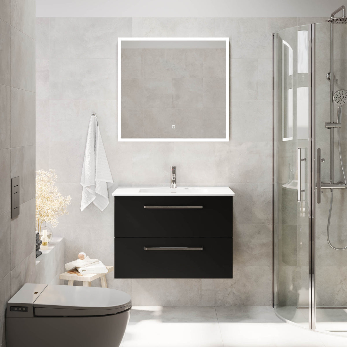 Voss Badmøbel - Mat Sort