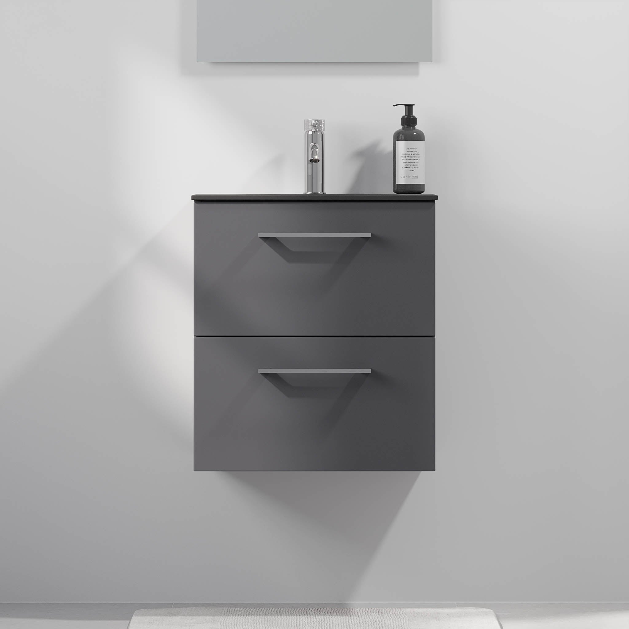 Horten Badmøbel Slimline, Antracitgrå