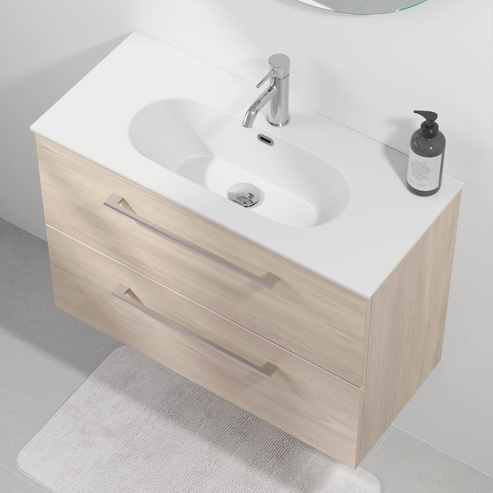Harstad Badmøbel Slimline, Lyst Træ