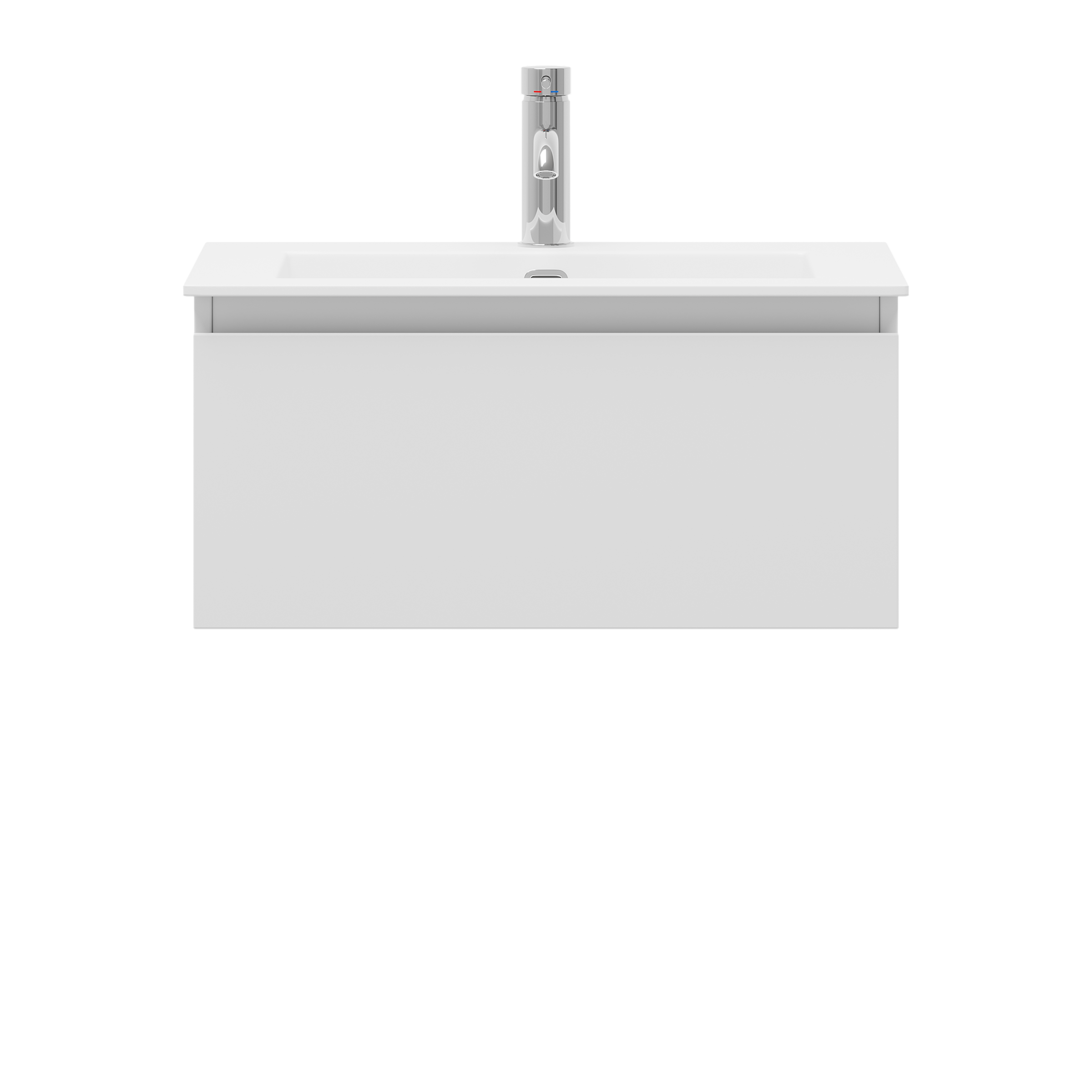 Sarnes Badmøbel, Mat Hvid - 60 cm (AFHENTNING!)