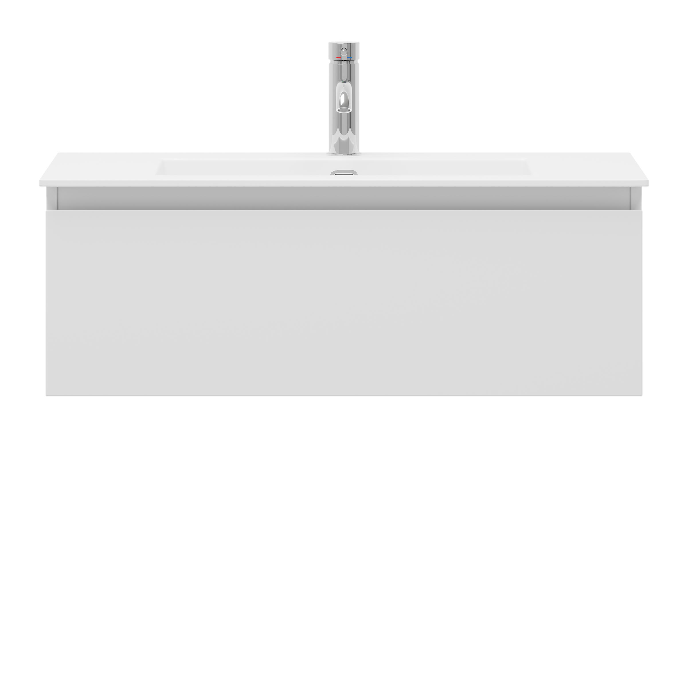 Sarnes Badmøbel, Mat Hvid - 60 cm (AFHENTNING!)