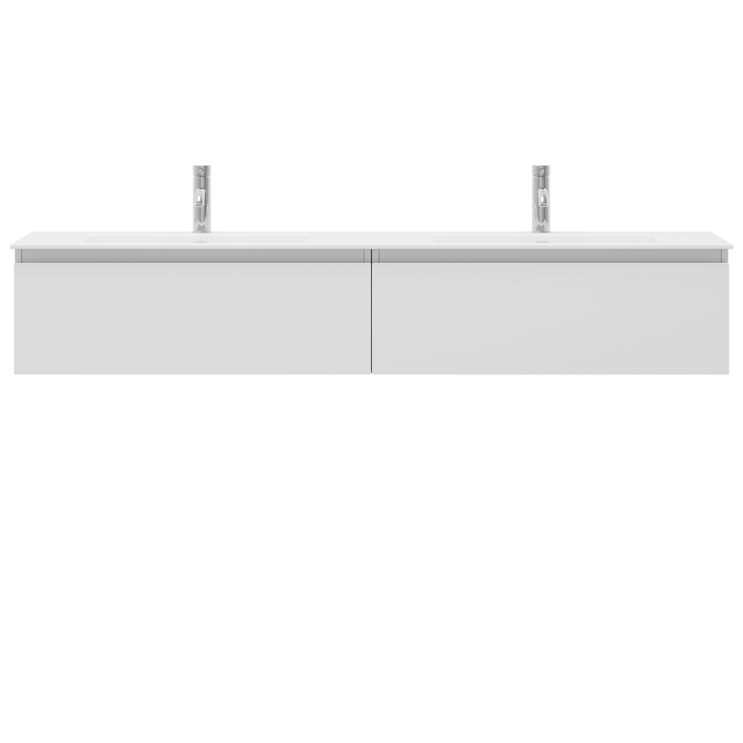 Sarnes Badmøbel, Mat Hvid - 60 cm (AFHENTNING!)