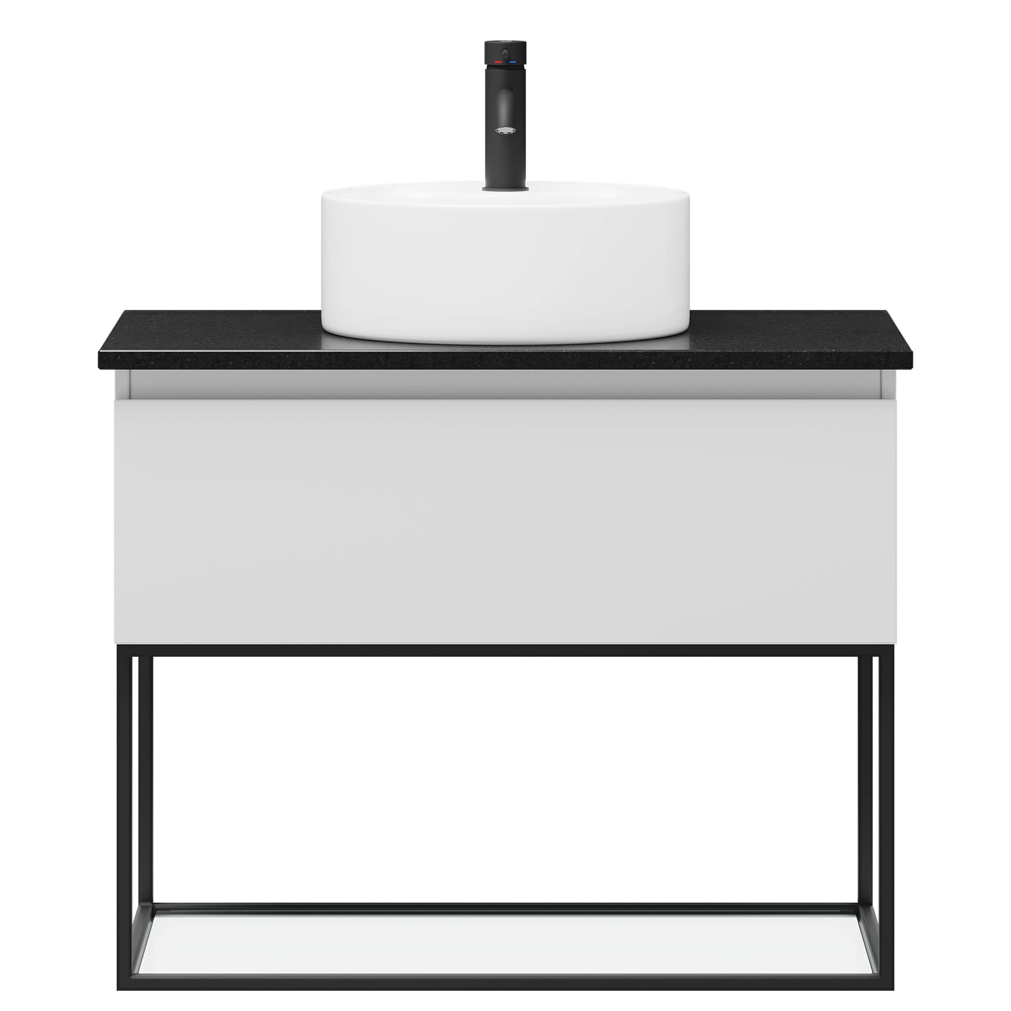 Stangvik Badmøbel, Mat Hvid - 80 cm (AFHENTNING!)