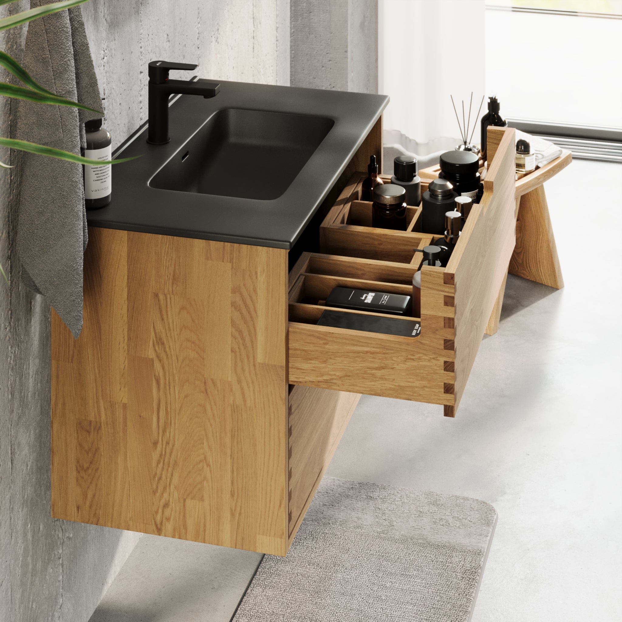 Troldeskoven Badmøbel, Eg