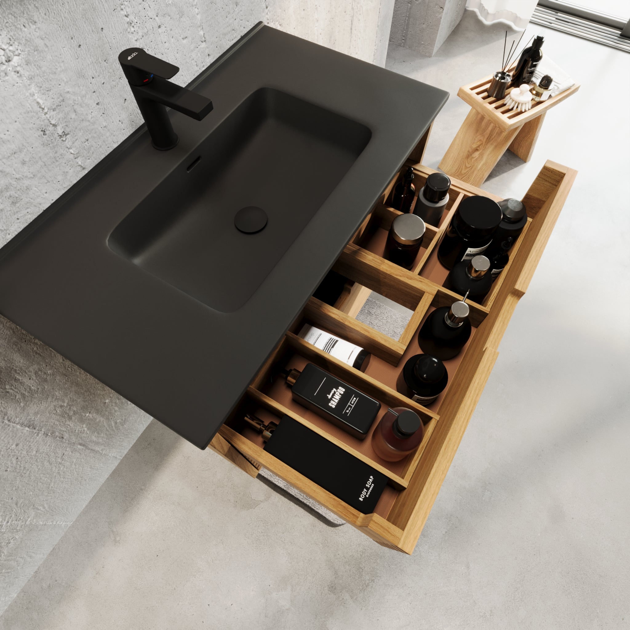 Troldeskoven Badmøbel, Eg