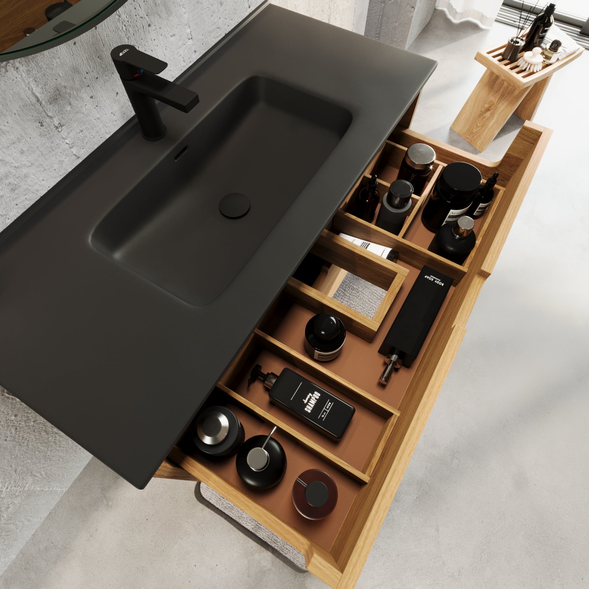 Troldeskoven Badmøbel, Eg