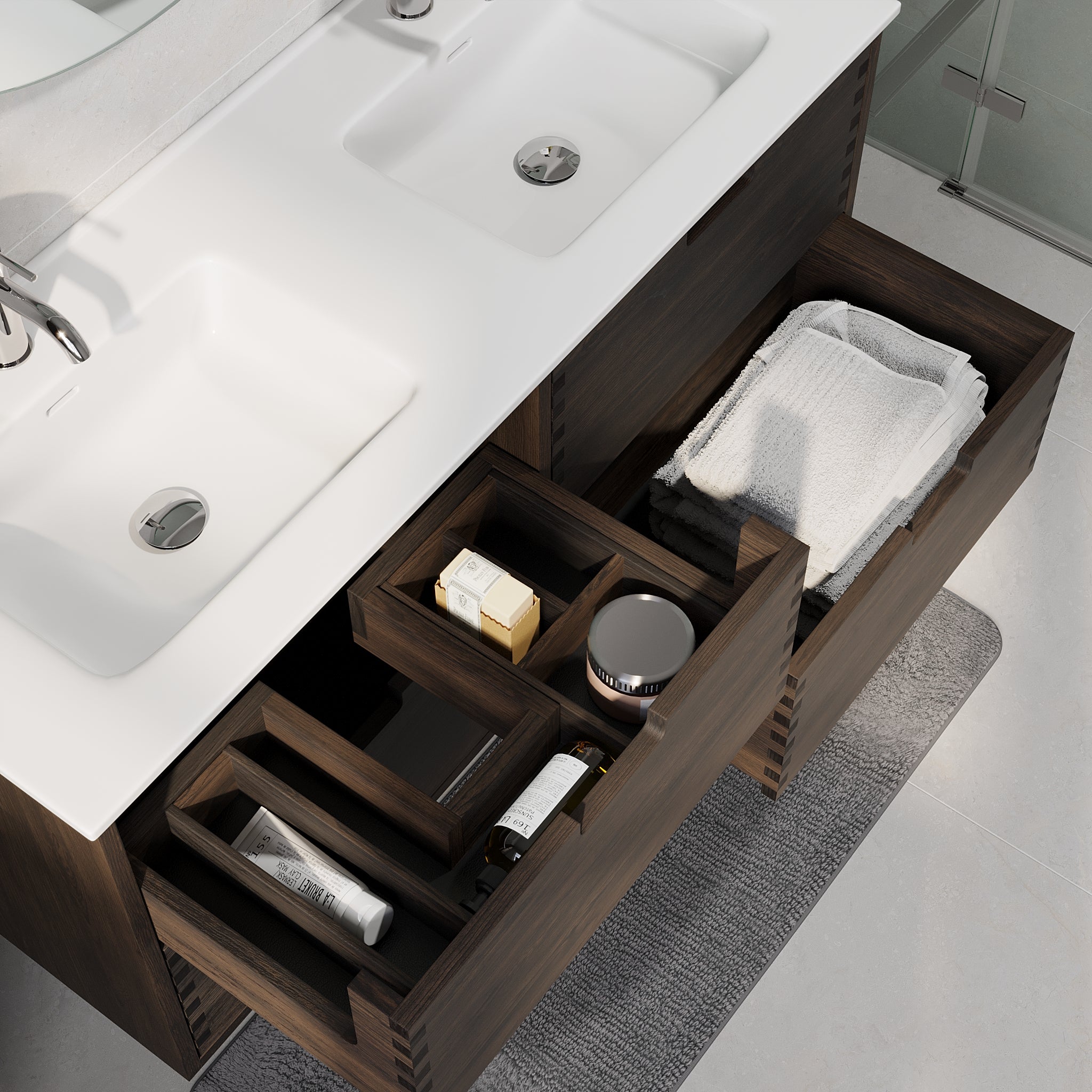 Gribskov Badmøbel, Sort eg