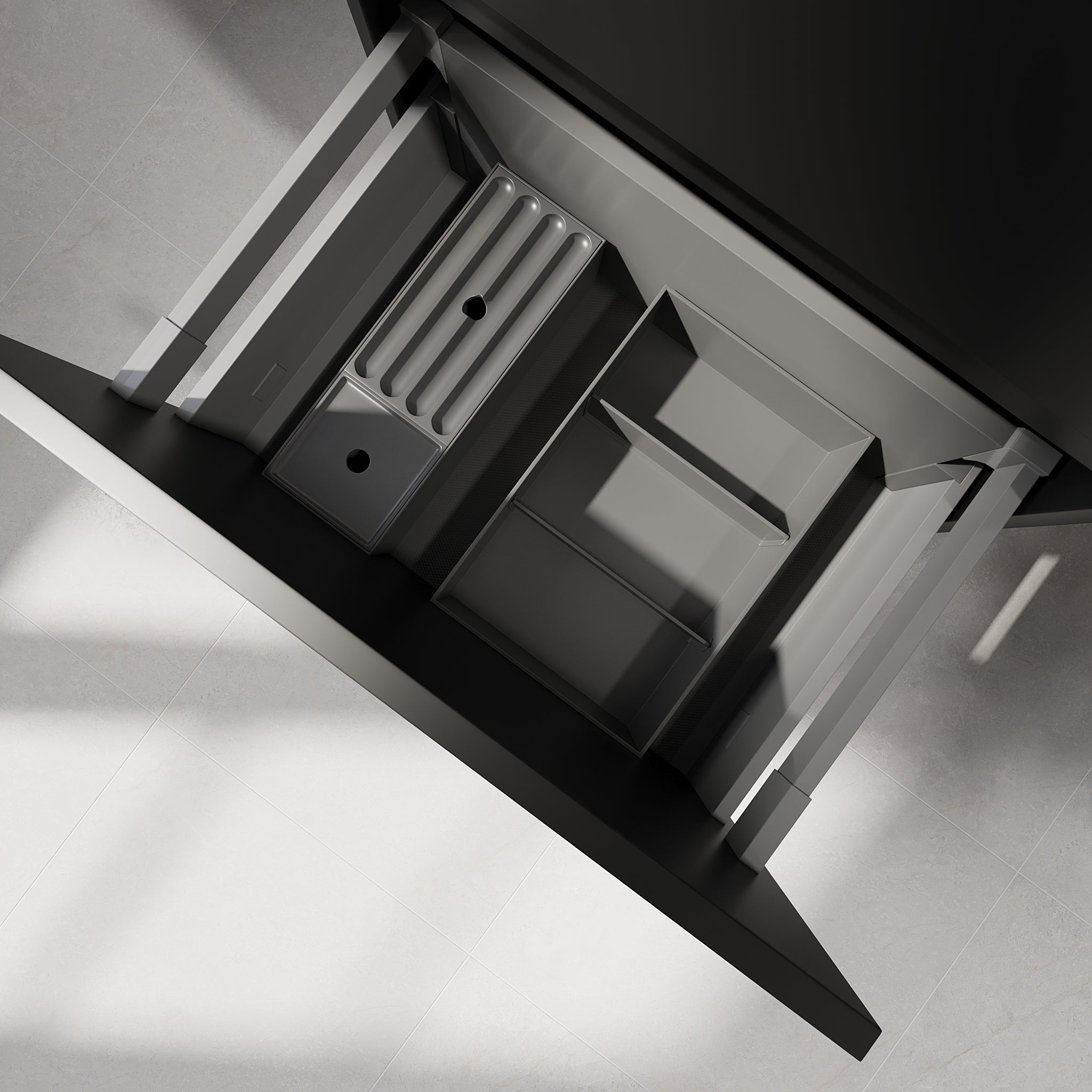 Bardufoss Badmøbel, Mat Sort