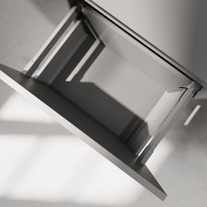 Sandshamn Slimline Badmøbel, Mat Hvid