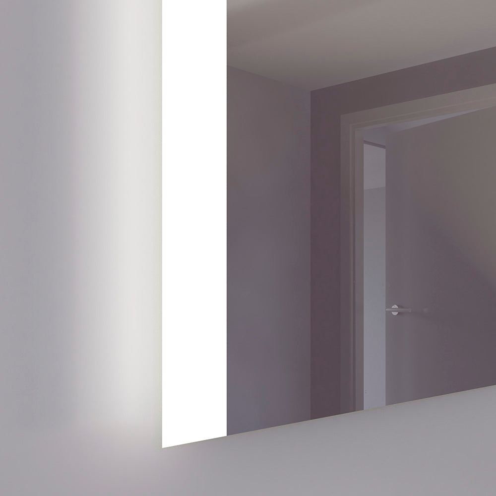 LED spejl Vega, Firkantet