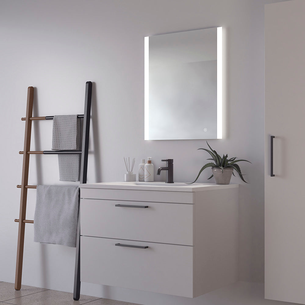 LED spejl Vega, Firkantet