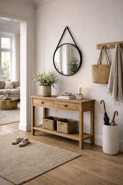 Røsnæs Spejl Rund Ø55cm, Sort (AFHENTNINGSVARE)