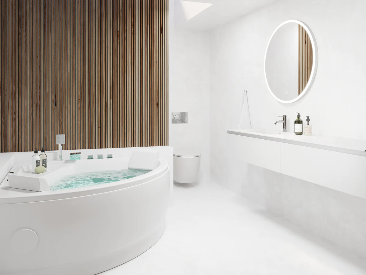 Sarnes Badmøbel, Mat Hvid - 60 cm (AFHENTNING!)