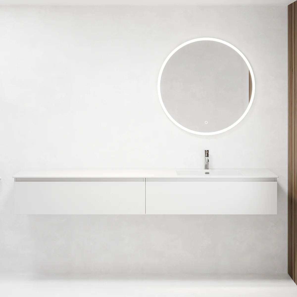 Sarnes Badmøbel, Mat Hvid - 60 cm (AFHENTNING!)