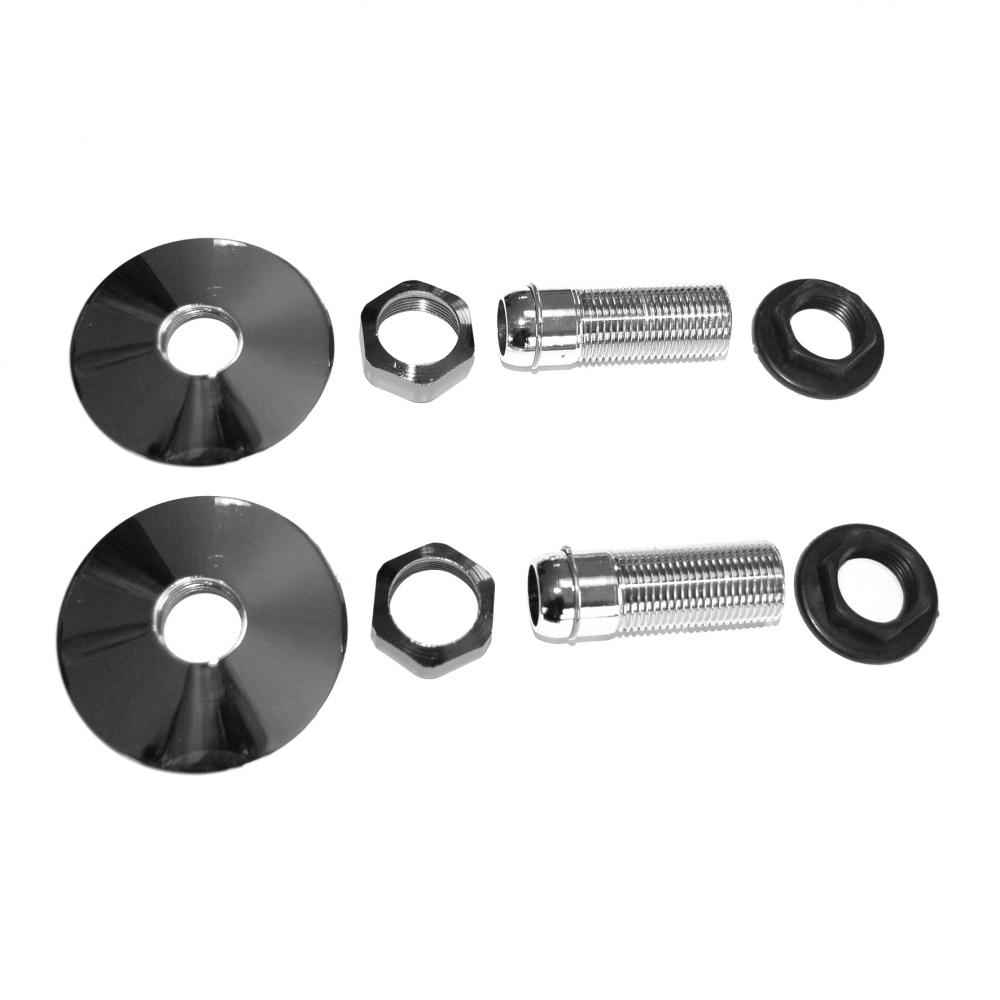 Tilslutningskobling 1/2" x M26 x 1,5 Krom 2-pak