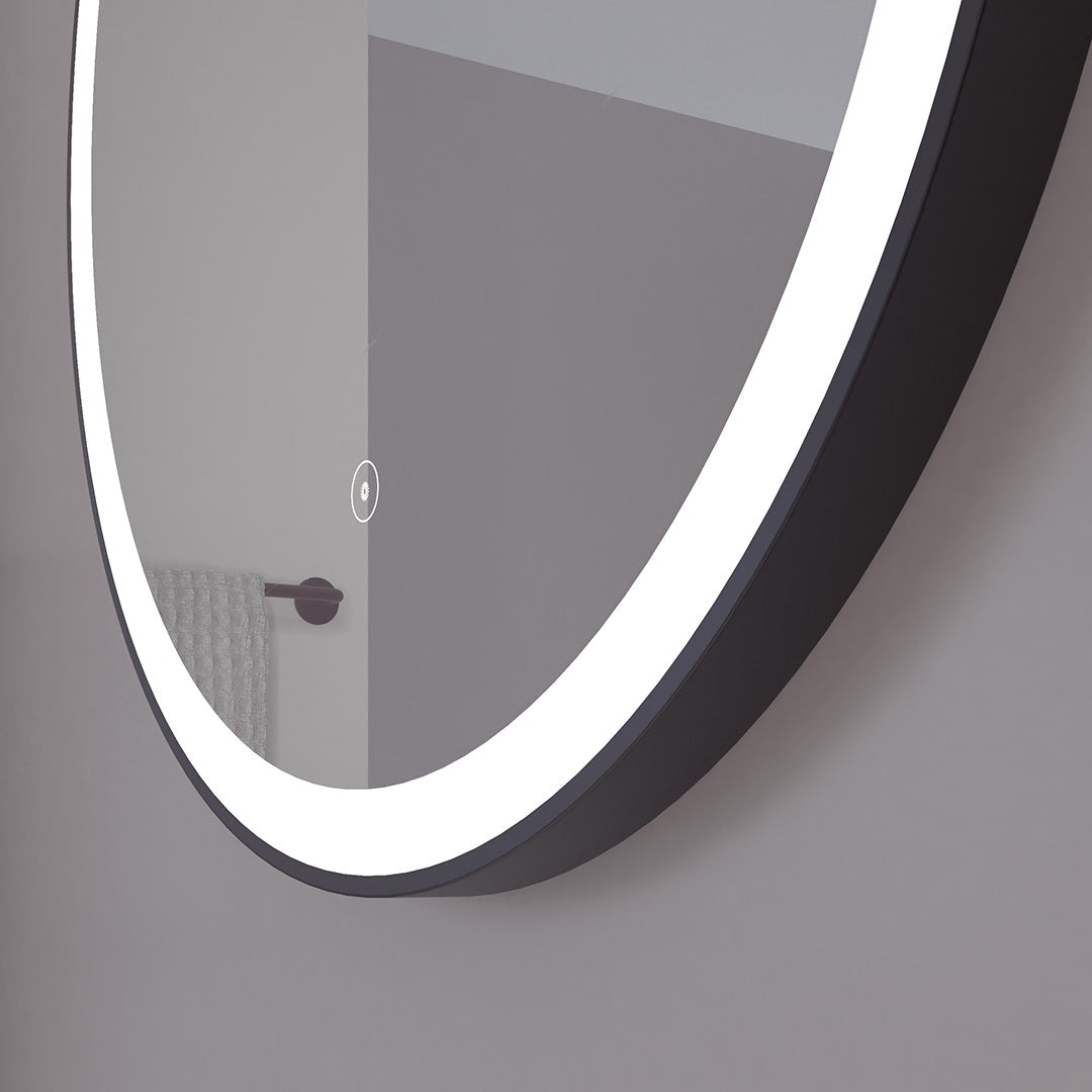 Nyborg LED Spejl, Rundt